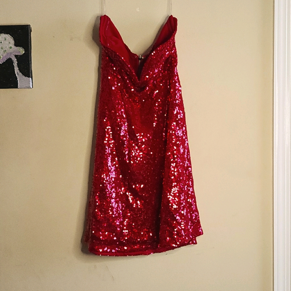 Red dress